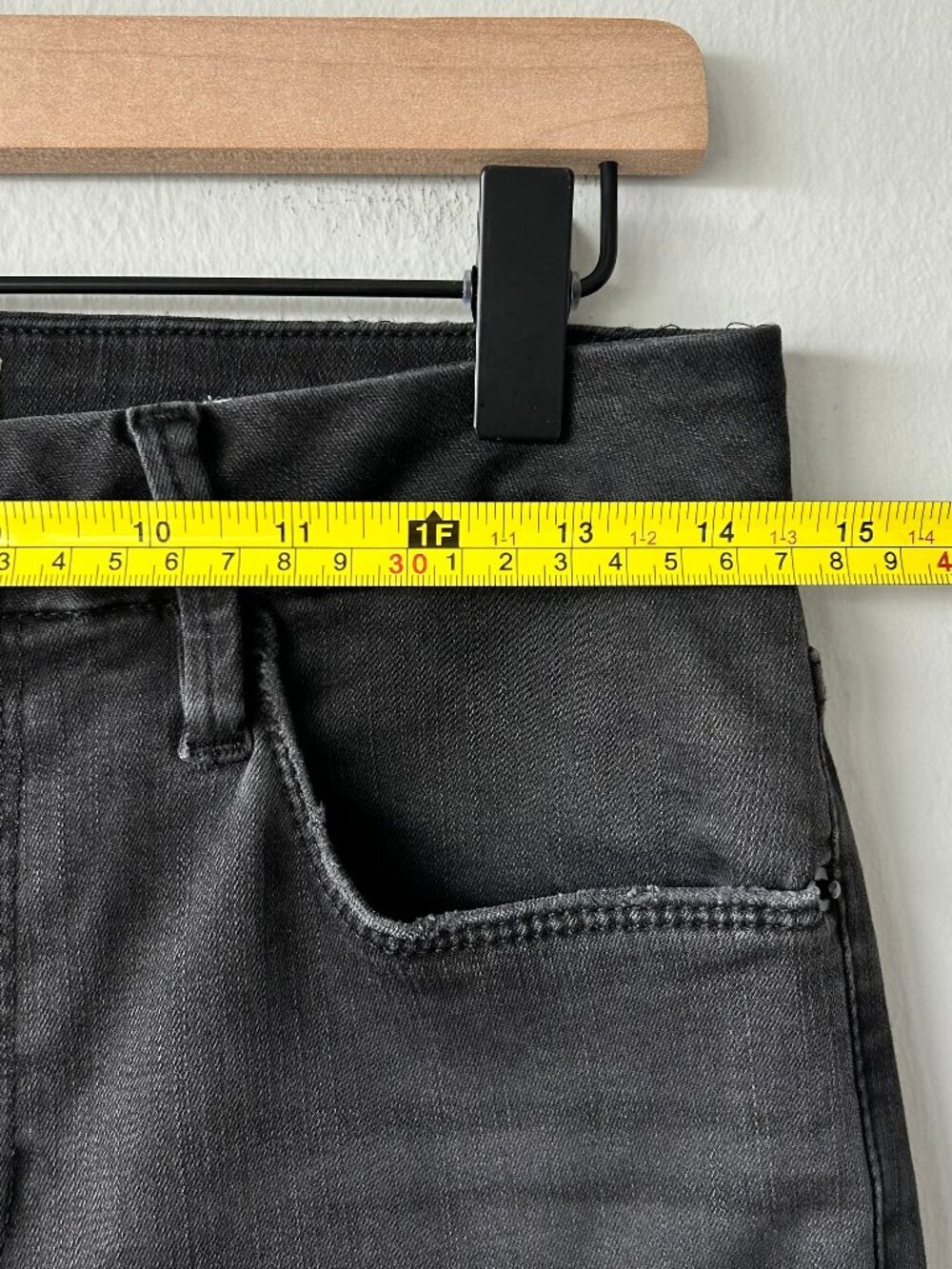 FRAME Le Crop Mini Boot High-Rise Bootcut Cropped Gray Size 28 - Picture 10 of 12